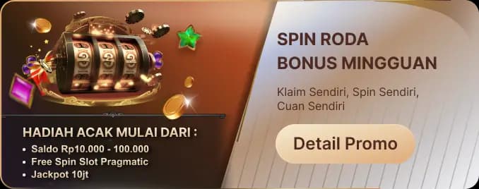 LUCKYSPIN!! RODA BONUS MINGGUAN
